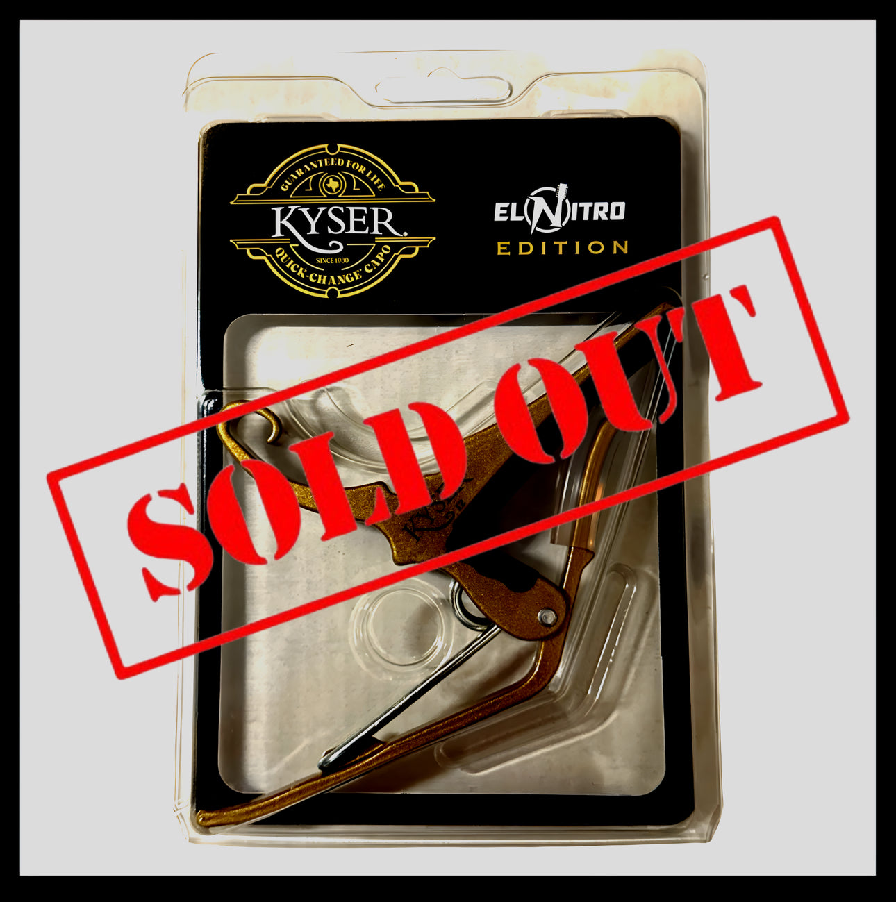 Nitro Edition And Kyser Golden Capo For 12 String Guitar